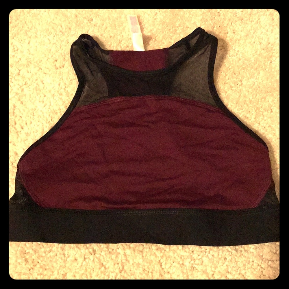 New Pink VS xs maroon sports bra!